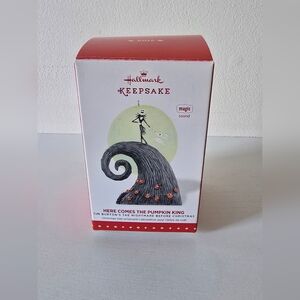 Hallmark Keepsake Pumpkin King Ornament Nightmare Before Christmas 2015 w Box